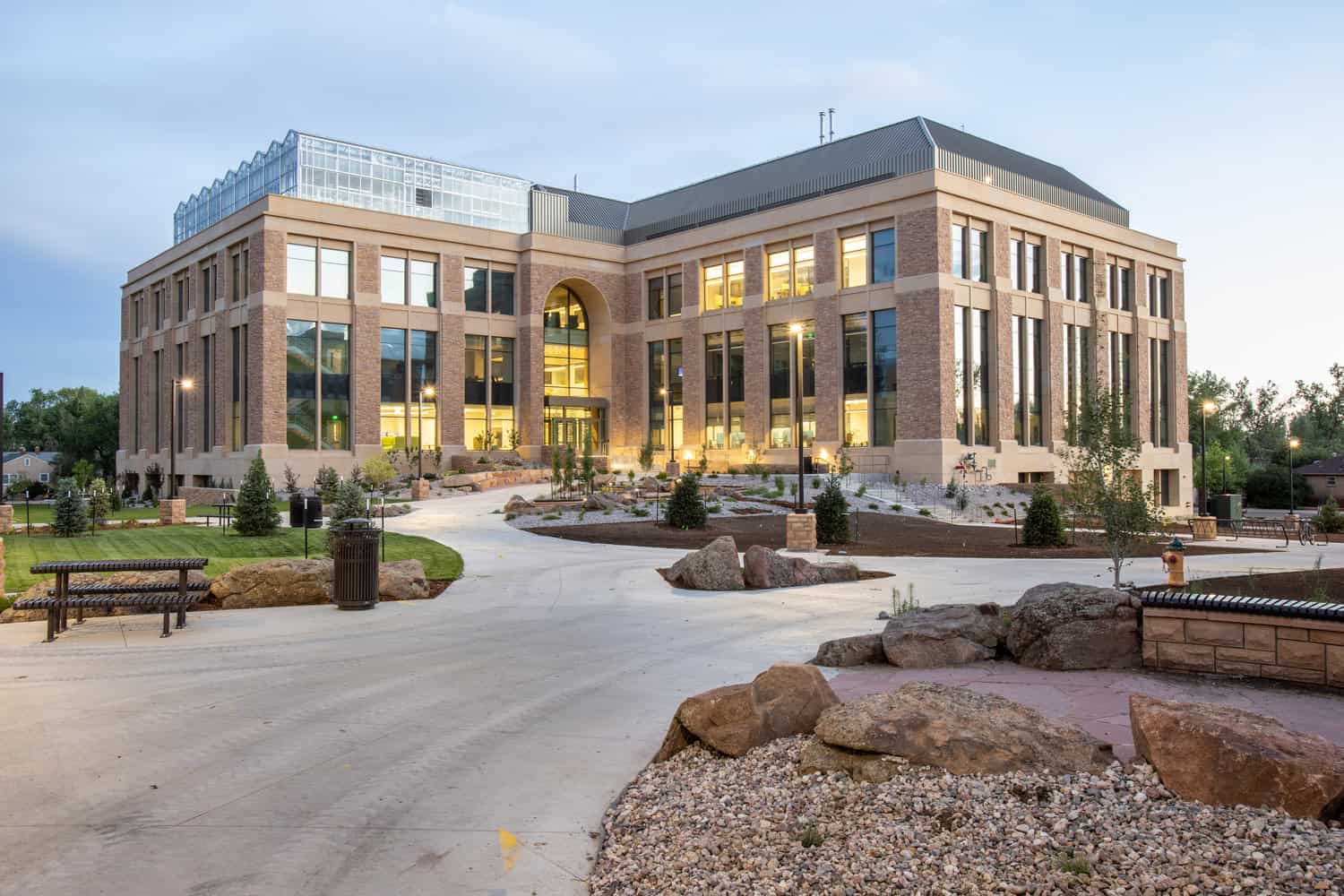 The University of Wyoming Science Initiative Building in Laramie, Wyoming.