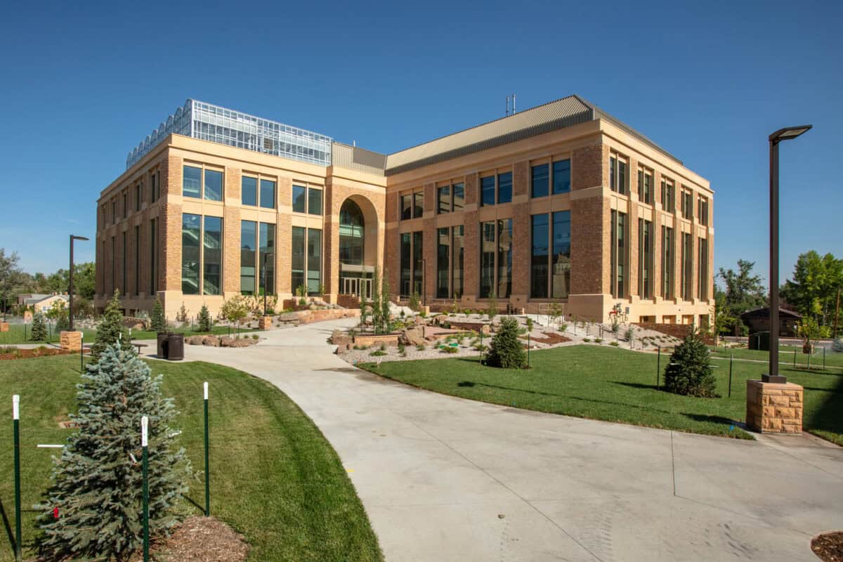 The University of Wyoming Science Initiative Building in Laramie, Wyoming.