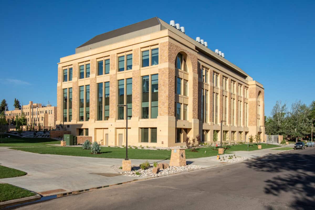 The University of Wyoming Science Initiative Building in Laramie, Wyoming.